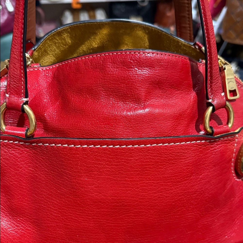 COACH 1941 Outlaw Satchel 36 Red leather
Bag satchel Handbag . - Picture 6 of 11